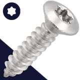 M4.8 TORX Oval Tapping,Stainless Steel,ISO 14587