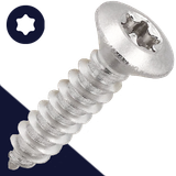 M4.8 TORX Oval Tapping,Stainless Steel,ISO 14587
