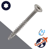 M4.5 Torx Small Flat Head,Self Drilling Screw,A2 Stainless Steel