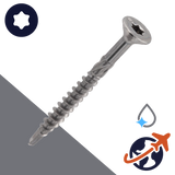 M3.5 Torx Flat Head,Milling Ribs + Cutting Tip,C1 Stainless Steel