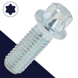 M6X1.0 External Torx,Class 10.9 Steel Zinc,DIN 34800