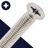 M4X0.7 REDUCED Flat Head,Stainless, Narrow,JIS B1111 Phillips