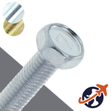 M10X1.5 Hex Cap 7-Mark,Class 7T Steel, Legacy,JIS B-1180 14mm Wrench