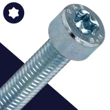 M6X1.0 Torx Socket Head - Steel 8.8 Zinc ISO 14579