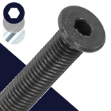 M6X1.0 Ultra Low Socket Head - Steel 10.9 Black