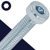M8 Socket Head Low,Steel Class 8.8 Zinc,DIN 7984