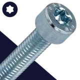 M8X1.25 Torx Socket Head - Steel 8.8 Zinc ISO 14579
