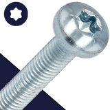 M6X1.0 Torx Pan Head Screw - Steel ISO 14583