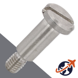 M5X0.8 Slotted Shoulder Cheese Head - AISI 303 Stainless DIN 923