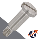 M6X1.0 Slotted Shoulder Cheese Head - AISI 303 Stainless DIN 923