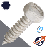 M5.5 Hex Self Tapping - A2 Stainless DIN 7976