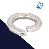 Split Lock Washer - A4 Stainless Steel DIN 127B