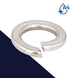 Split Lock Washer - A4 Stainless Steel DIN 127B