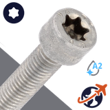 M8X1.25 Torx Socket Head - A2-70 Stainless ISO 14579