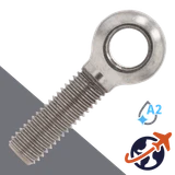 M16X2.0 Eye Swing Bolt - A2 Stainless Steel DIN 444-B