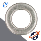 Clevis Pin Washer - A4 Stainless DIN 1441 Coarse Series