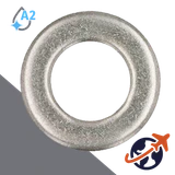 ISO Flat Washer Chamfered - A2 Stainless HV200 ISO 7090