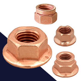 Exhaust Nuts Copper