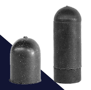 Hose Barb Plug Cap,Short + Long Form,Black Rubber