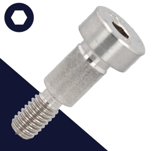M5X0.8, M6 Shoulder Bolt Stainless ISO 7379