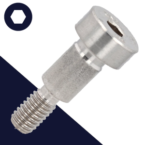 M5X0.8, M6 Shoulder,Shoulder Bolt Stainless,ISO 7379