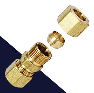 Inch Union,Straight Compression Set,Brass Components
