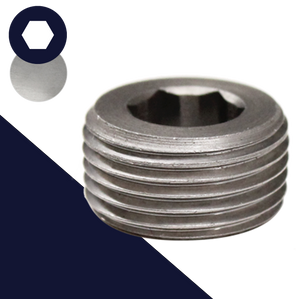 Steel Taper BSPT British Tapered Plug DIN 906