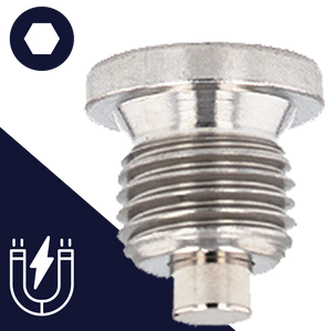 Allen Head Stainless Steel Magnetic Drain Plug DIN 908