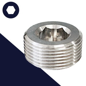 Taper Allen Socket Plug,Stainless Steel,DIN 906