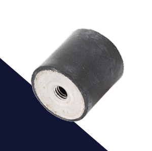 M3 Female Stainless Steel,Vibration Isolator / Rubber Buffer,NR + Stainless Screw