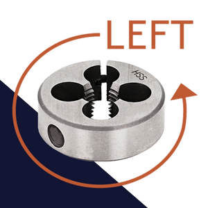 Left Hand, Reverse Round Die M5 - M16