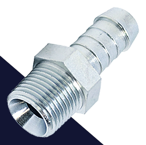 Barb to NPTF Thread,Hose Adapter,Cohline Series 8077