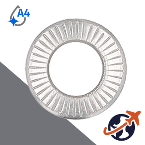 Belleville Washer Small,A4 Stainless Steel,NFE 25-511 'S'