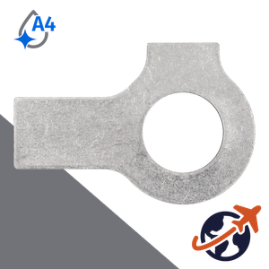 Washer + Double Tab,A4 Stainless Steel,DIN 463