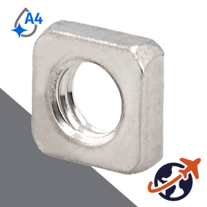 Square Nut THIN - A4-50 Stainless DIN 562