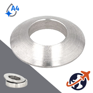 Male Spherical Washer - A4 Stainless DIN 6319-C