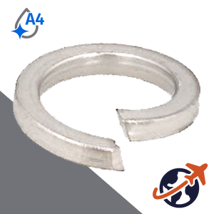 Low Profile Split Lock Washer - A4 Stainless DIN 7980