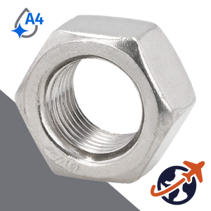 Hex Nut Fine Thread - A4-80 Stainless DIN 934