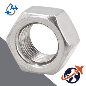 Hex Nut Fine Thread,DIN 934,A4-80 Stainless Steel
