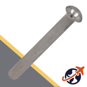 M2 Solid Rivet, Round Head, A4 Stainless