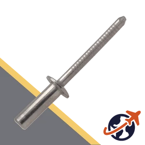 Flat Head,Blind Closed Rivet,A2 Stainless Steel