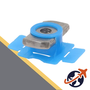 Stainless Sliding Nuts,Type 41/41 + Plastic Housing,A2 Stainless Steel + Plastic