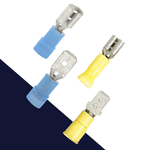 1/4" Spade Connector,Male + Female,Insulated