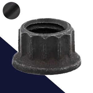 M8X1.25 Coarse - 12-Point Flange Nut Chromoly Steel