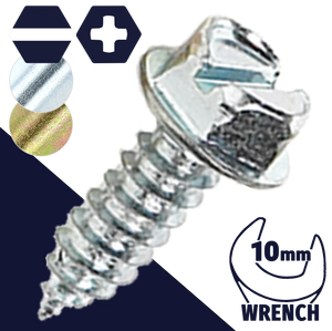 M6.3 Phillips Hex Flange Screw Steel