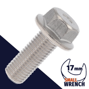Stainless JIS Flange Bolt M12X1.25 Fine / 17mm Wrench Stainless JIS Flange Bolt M12X1.25 Fine / 17mm Wrench