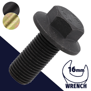 M12X1.5 Fine Flange Bolt,Class 10.9 Steel,DIN 6921 / 16mm Wrench