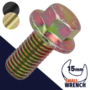 M12X1.75 Flange Bolt,Steel Class 10.9 Zinc,ISO 4162 / 15mm Wrench