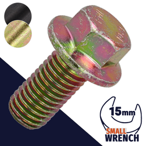 M12X1.75 Flange Bolt,Steel Class 10.9 Zinc,ISO 4162 / 15mm Wrench