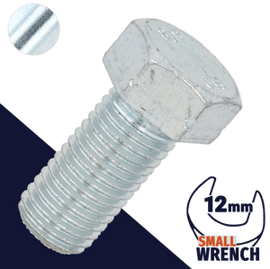 M8X1.25 Hex Bolt,Steel Class 8.8 Zinc,JIS B-1180 / Wrench 12mm